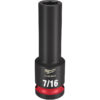 Milwaukee 49-66-6221 SHOCKWAVE™ Impact Duty 1/2" Drive 7/16" Deep 6 Point Socket