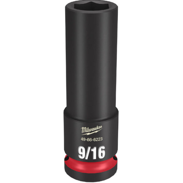 Milwaukee 49-66-6223 SHOCKWAVE™ Impact Duty 1/2" Drive 9/16" Deep 6 Point Socket