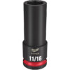 Milwaukee 49-66-6225 SHOCKWAVE™ Impact Duty 1/2" Drive 11/16" Deep 6 Point Socket