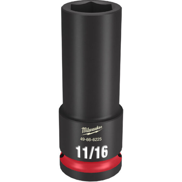 Milwaukee 49-66-6225 SHOCKWAVE™ Impact Duty 1/2" Drive 11/16" Deep 6 Point Socket