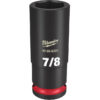 Milwaukee 49-66-6228 SHOCKWAVE™ Impact Duty 1/2" Drive 7/8" Deep 6 Point Socket