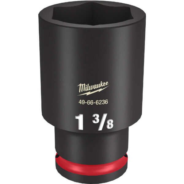 Milwaukee 49-66-6236 SHOCKWAVE™ Impact Duty 1/2" Drive 1-3/8" Deep 6 Point Socket