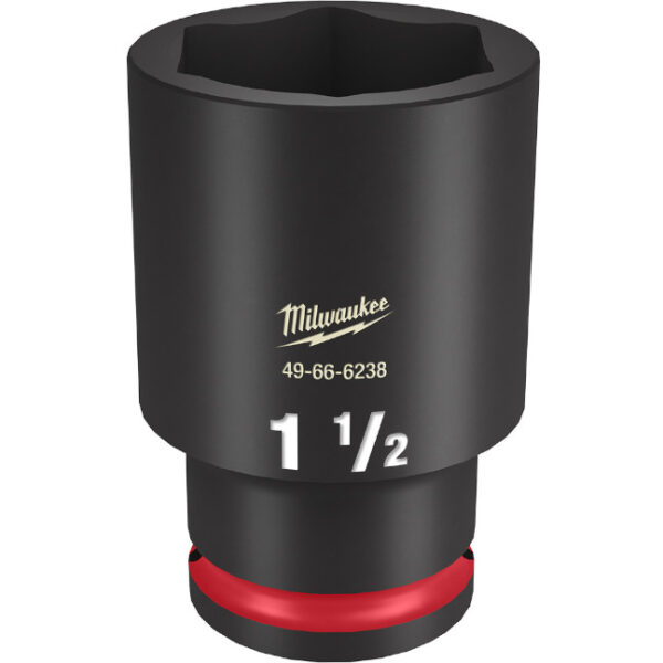 Milwaukee 49-66-6238 SHOCKWAVE™ Impact Duty 1/2" Drive 1-1/2" Deep 6 Point Socket