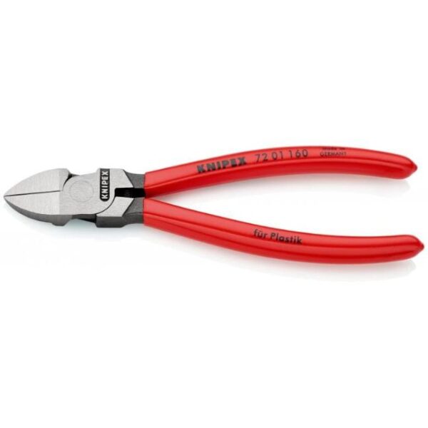 Knipex 7201160 6-1/4" (160mm) Diagonal Cutters for Plastics