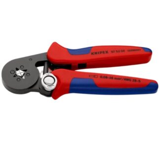 Knipex 975304 7" (180mm) Self-Adjusting Crimping Pliers for Wire Ferrules with Lateral Loading