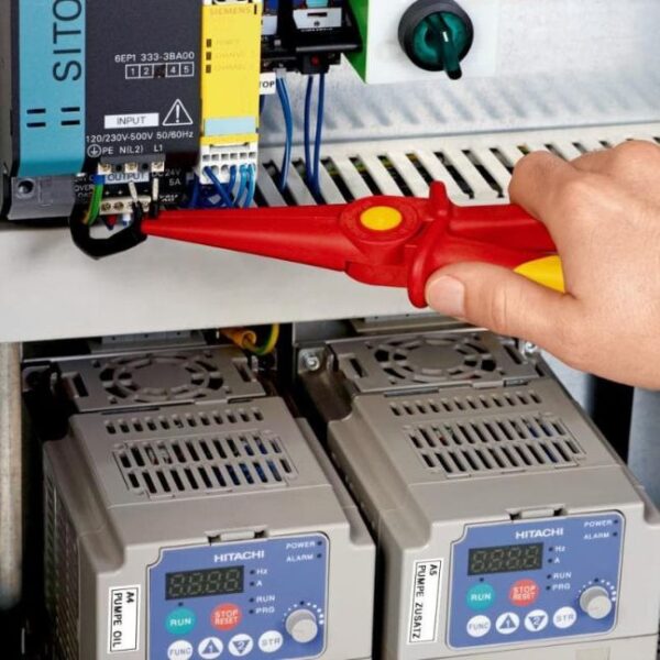 Knipex 986202 8-3/4" (220mm) Flat Nose Plastic Pliers -1000V Insulated