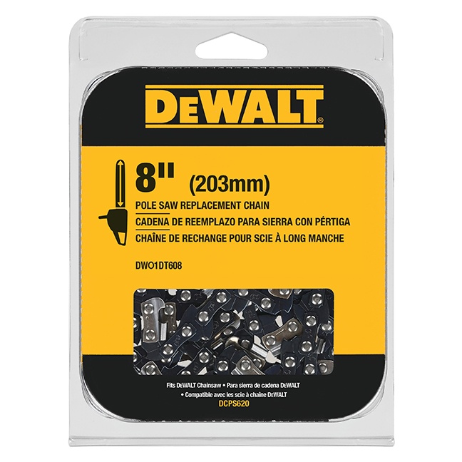 DeWalt DWO1DT608 8" Pole Saw Replacement Chain for DCS620