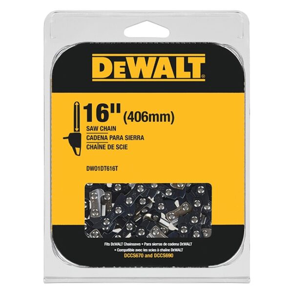 DeWalt DWO1DT616T 16" Chainsaw Replacement Chain