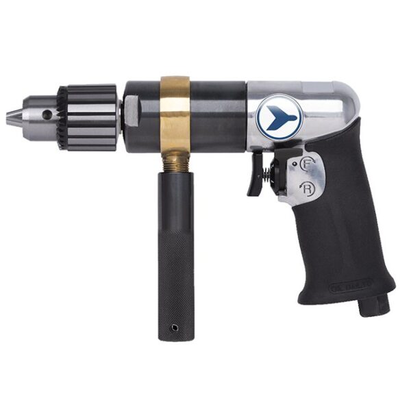 Jet 404443 AD12VSRK 1/2" Variable Speed Air Drill Keyed Chuck