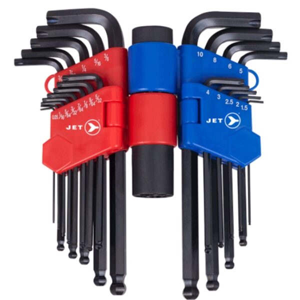 Jet 775123 SAE Metric Hextractor Hex Key Set Jet 775123 JHHK-22 SAE/Metric Hextractor Hex Key Set 22-Piece