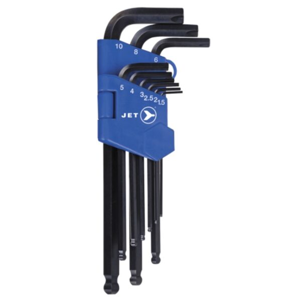 Jet 775128 JHHK-9M Metric Hextractor Hex Key Set 9-Piece