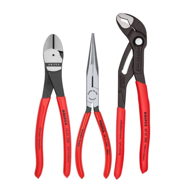 Knipex 002008US2 Universal Set with Cobra Pliers 3-Piece