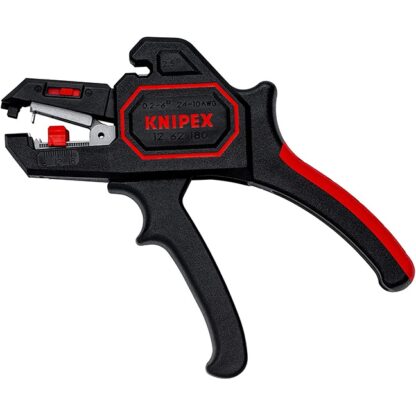 Knipex 1262180 7-1/4" (180mm) Automatic Insulation Strippers 10 - 24 AWG