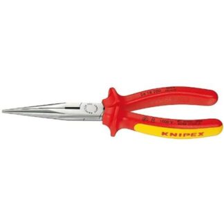 Knipex 2618200 8" (200mm) Long Nose Pliers with Cutter - 1000V Insulated