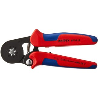 Knipex 975314 7-1/4" (180mm) Self-Adjusting Crimping Pliers for Wire Ferrules with Lateral Loading