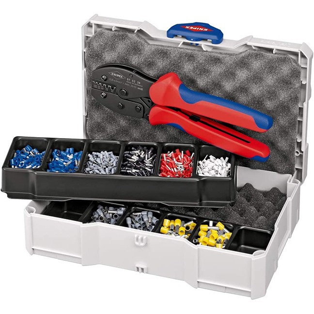 Knipex 979023 Crimp Assortments with Crimping Pliers