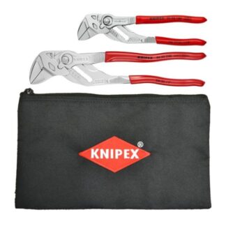 Knipex 9K0080109US 7-1/4" and 10" Pliers Wrench Set With Keeper Pouch, 2-Pieces