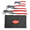 Knipex 9K0080122US Knipex 9K0080122US Cobra Pliers Set with Keeper Pouch, 3-Pieces