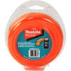 Makita T-03383 Round Trimmer Line 50' Makita T-03383 Round Trimmer Line 0.095" x 40ft Loop - Orange