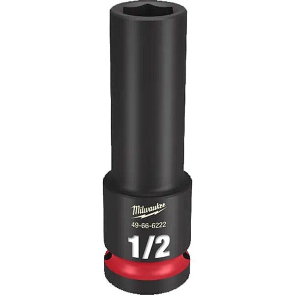 Milwaukee 49-66-6233 SHOCKWAVE™ Impact Duty 1/2" Drive 1-3/16" Deep 6 Point Socket