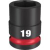 Milwaukee 49-66-6251 SHOCKWAVE™ Impact Duty 1/2" Drive 19MM Standard 6 Point Socket