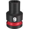 Milwaukee 49-66-6241 SHOCKWAVE™ Impact Duty 1/2" Drive 9MM Standard 6 Point Socket