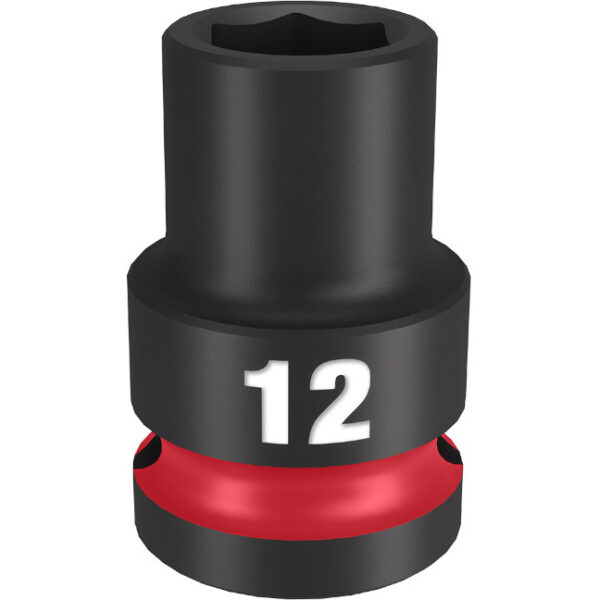 Milwaukee 49-66-6244 SHOCKWAVE™ Impact Duty 1/2" Drive 12MM Standard 6 Point Socket