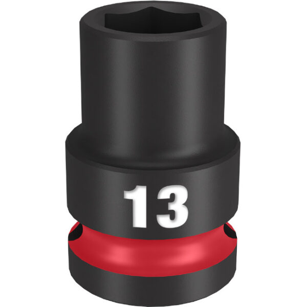 Milwaukee 49-66-6245 SHOCKWAVE™ Impact Duty 1/2" Drive 13MM Standard 6 Point Socket