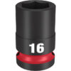 Milwaukee 49-66-6248 SHOCKWAVE™ Impact Duty 1/2" Drive 16MM Standard 6 Point Socket