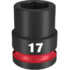 Milwaukee 49-66-6249 SHOCKWAVE™ Impact Duty 1/2" Drive 17MM Standard 6 Point Socket