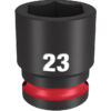 Milwaukee 49-66-6255 SHOCKWAVE™ Impact Duty 1/2" Drive 23MM Standard 6 Point Socket