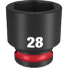 Milwaukee 49-66-6260 SHOCKWAVE™ Impact Duty 1/2" Drive 28MM Standard 6 Point Socket