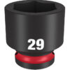 Milwaukee 49-66-6261 SHOCKWAVE™ Impact Duty 1/2" Drive 29MM Standard 6 Point Socket