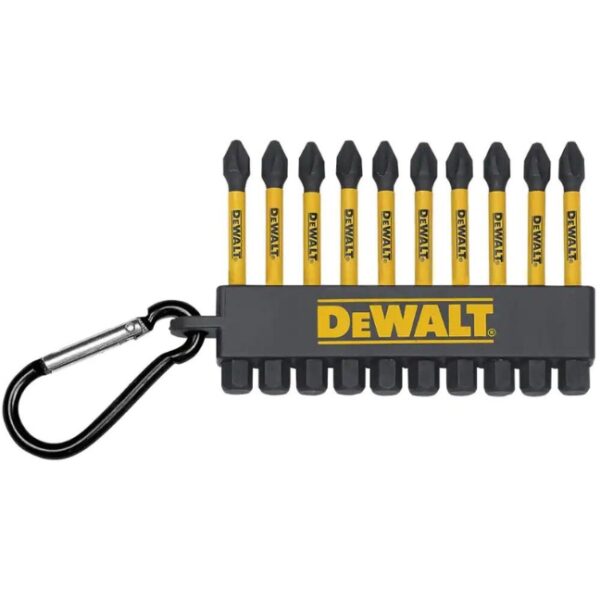 DeWalt DWA2PH2IRCARC #2 Phillips Drive x 2" Impact Ready Bits 10-Piece