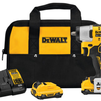 DeWalt DCF902F2 12V MAX XTREME 3/8” Impact Wrench Kit with 2.0Ah Batteries