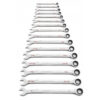 GearWrench 86451 120XP Universal Spline XL Ratcheting Combination SAE Wrench Set 16-Piece