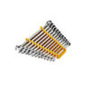 GearWrench 86927 90-Tooth 12 Point Metric Combination Ratcheting Wrench Set 12-Piece