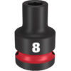 Milwaukee 49-66-6240 SHOCKWAVE™ Impact Duty 1/2" Drive 8MM Standard 6 Point Socket