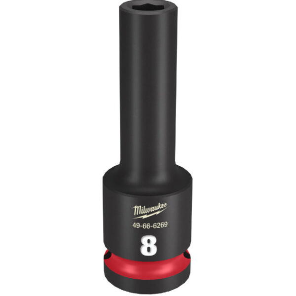 Milwaukee 49-66-6269 SHOCKWAVE™ Impact Duty 1/2" Drive 8MM Deep 6 Point Socket