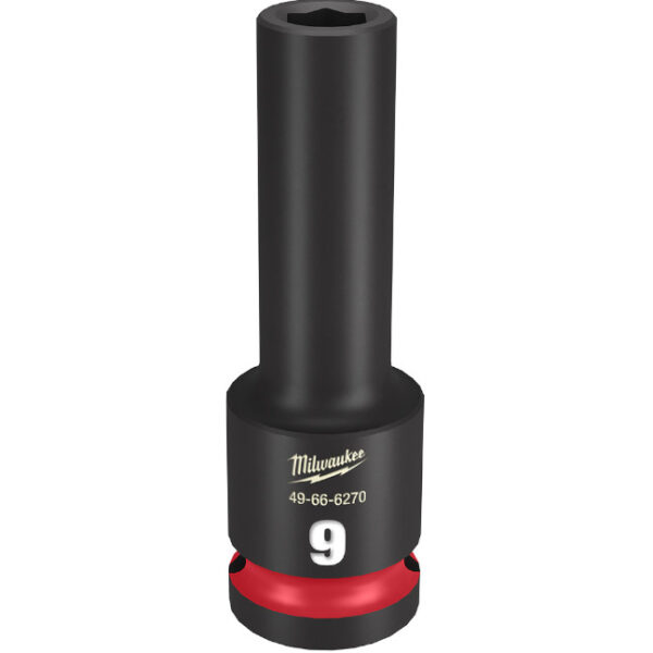 Milwaukee 49-66-6270 SHOCKWAVE™ Impact Duty 1/2" Drive 9MM Deep 6 Point Socket