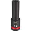 Milwaukee 49-66-6273 SHOCKWAVE™ Impact Duty 1/2" Drive 12MM Deep 6 Point Socket