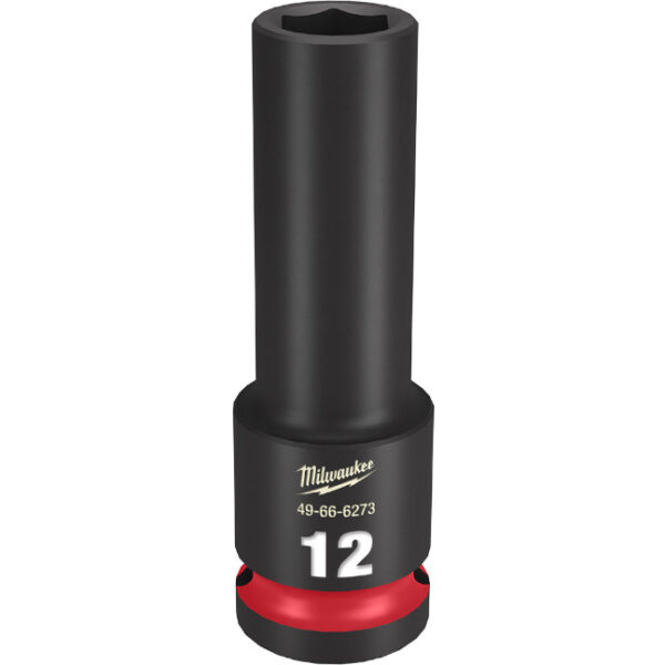 Milwaukee 49-66-6273 SHOCKWAVE™ Impact Duty 1/2" Drive 12MM Deep 6 Point Socket