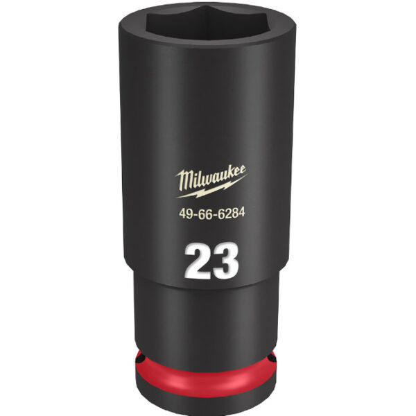Milwaukee 49-66-6284 SHOCKWAVE™ Impact Duty 1/2" Drive 23MM Deep 6 Point Socket