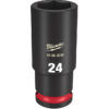 Milwaukee 49-66-6130 SHOCKWAVE™ Impact Duty 3/8"Drive 6MM Standard 6 Point Socket
