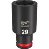 Milwaukee 49-66-6290 SHOCKWAVE Impact Duty 1/2" Drive 29MM Deep Metric 6-Point Socket