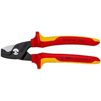 Knipex 9518160 6-1/4" (160mm) StepCut Cable Shears - 1000V Insulated