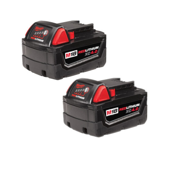 Milwaukee 48-11-1842 M18 REDLITHIUM XC 4.0 Extended Capacity Battery 2-Pack