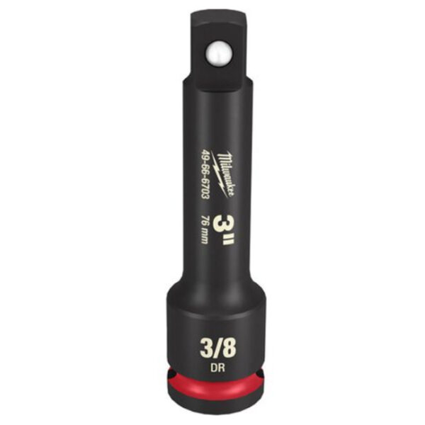 Milwaukee 49-66-6703 Milwaukee 49-66-6703 SHOCKWAVE Impact Duty 3/8"Drive 3" Extension