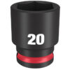 Milwaukee 49-66-6737 Milwaukee 49-66-6737 SHOCKWAVE™ Impact Duty 3/8" Drive 20MM Standard 6 Point Socket