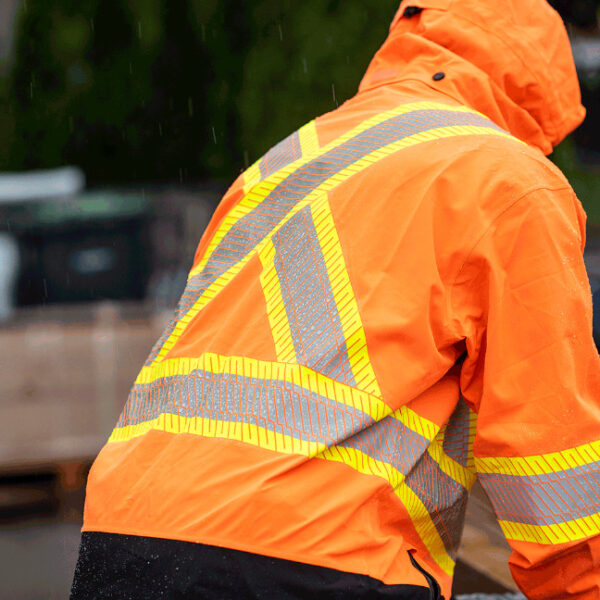 Pioneer Hi-Viz Softshell Waterproof Premium Safety Jacket